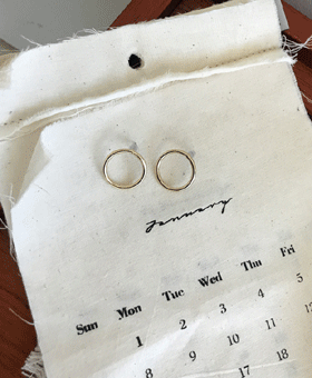 소라 earrings (2color)
