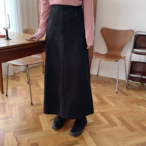 이브닝포켓 skirt (3color)